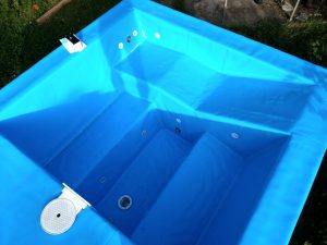 Pool versiegelt
